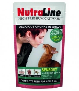NUTRALINE CAT PLIC SENSORY PUI/RATA 100 G