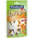 VITAKRAFT DROPS ROZATOARE MORCOV 75 G
