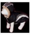 PET EXPERT HAINA CAINE STRIPED HOODIE BLACK L 36 CM X1525