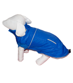 PET EXPERT HAINA CAINE THICK JACKET BLUE M 31 CM