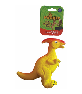 PAIATZE DOG DINOZAUR GALBEN LATEX 0357/ 2527