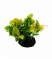 RESUN PLANTA PLASTIC BIG LEAF GREEN/YELLOW 10 CM Q149E